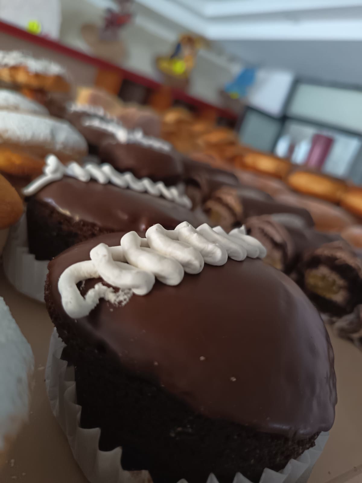 Pan dulce de vitrina visto por la cámara de reconocimiento de MiraPan Vision